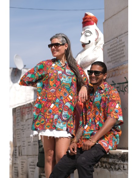 Camisa AFRIKAN MASKS