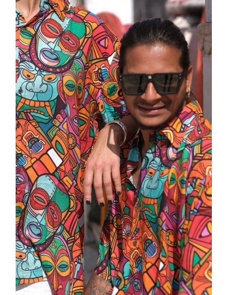 Camisa AFRIKAN MASKS