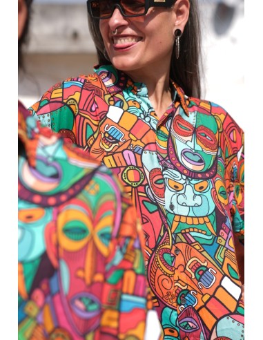 Camisa AFRIKAN MASKS