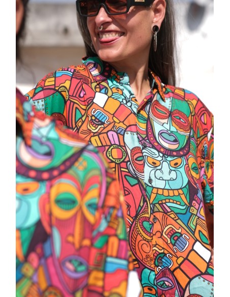 Camisa AFRIKAN MASKS