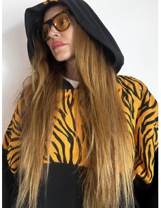 Hoodie MOSTARD ZEBRA