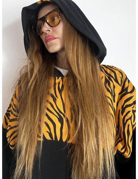 Hoodie MOSTARD ZEBRA