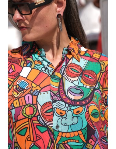 Camisa AFRIKAN MASKS