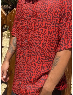Camisa RED LEOPARD