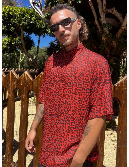 Camisa RED LEOPARD