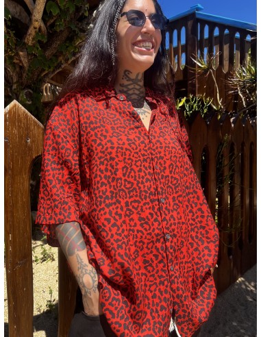 Camisa RED LEOPARD