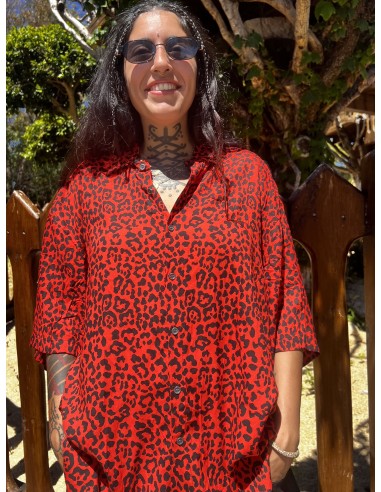 Camisa RED LEOPARD