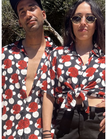 Camisa FLAMENCA NEGRA