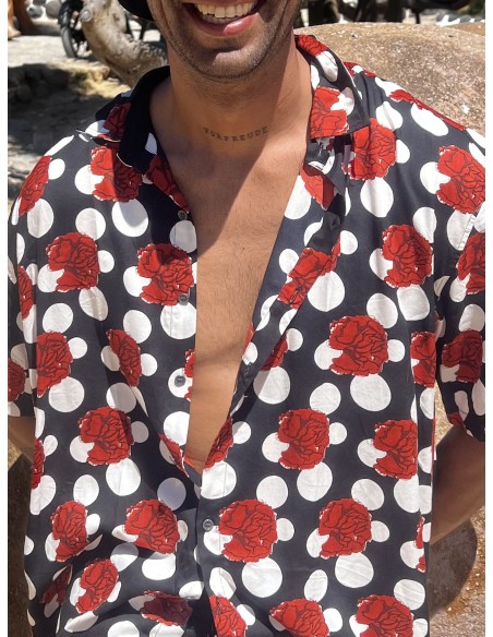 Camisa FLAMENCA NEGRA