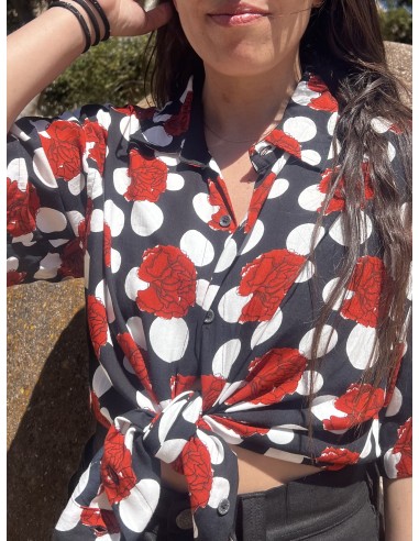 Camisa FLAMENCA NEGRA