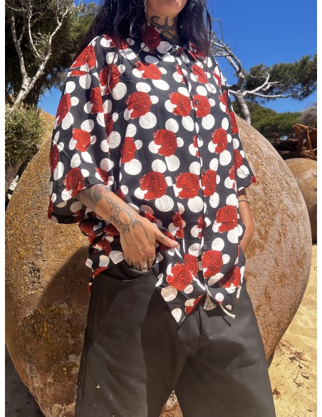 Camisa FLAMENCA NEGRA