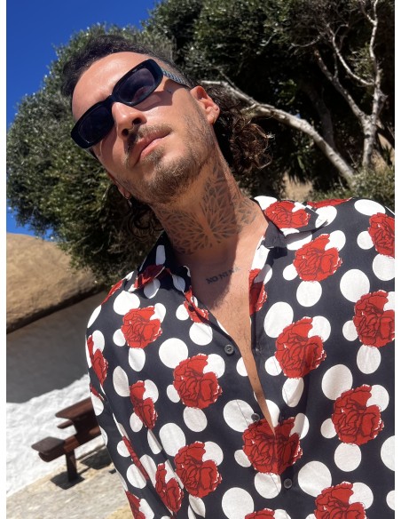 Camisa FLAMENCA NEGRA