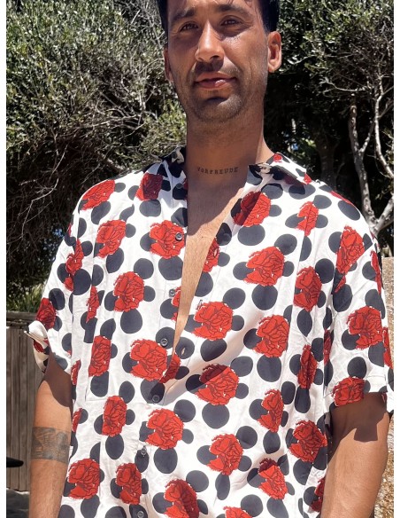 Camisa FLAMENCA BLANCA