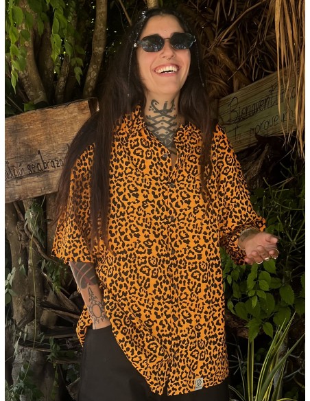 Camisa MOSTARD LEOPARD