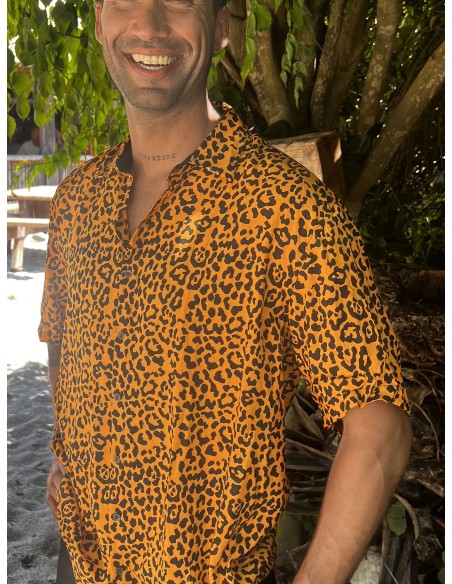 Camisa MOSTARD LEOPARD