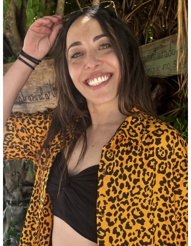 Camisa MOSTARD LEOPARD