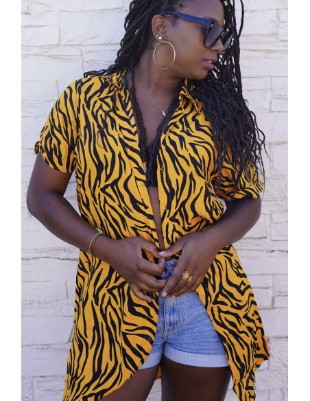 Camisero MOSTARD ZEBRA