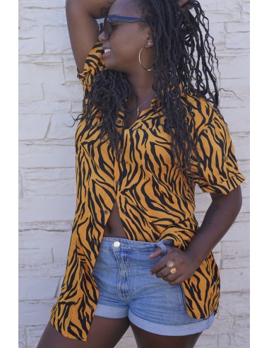 Camisero MOSTARD ZEBRA