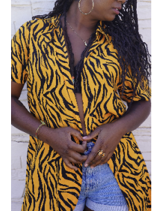 Camisero MOSTARD ZEBRA