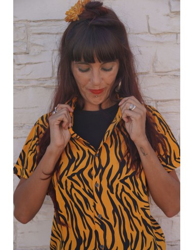 Camisero MOSTARD ZEBRA
