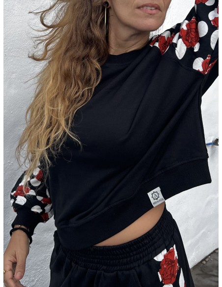 Short Pullover FLAMENCA NEGRA