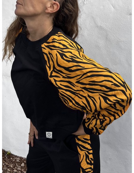 Short Pullover MOSTARD ZEBRA