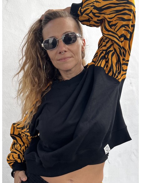 Short Pullover MOSTARD ZEBRA