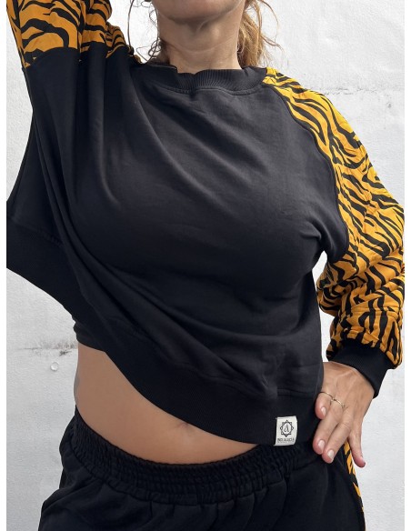 Short Pullover MOSTARD ZEBRA