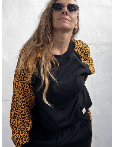 Short Pullover MOSTARD LEOPARD