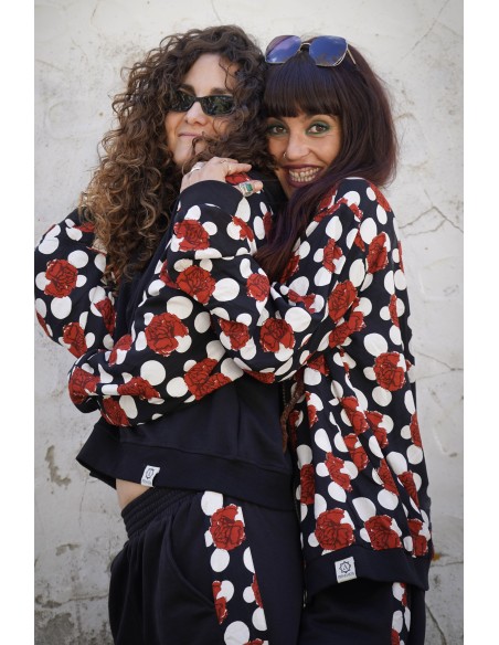 Bomber FLAMENCA NEGRA