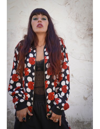 Bomber FLAMENCA NEGRA