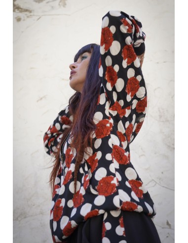 Bomber FLAMENCA NEGRA