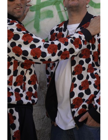 Bomber FLAMENCA BLANCA