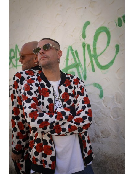 Bomber FLAMENCA BLANCA