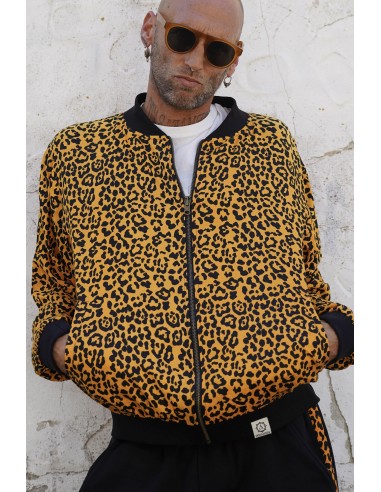 Bomber MOSTARD LEOPARD