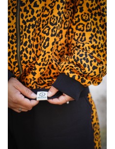 Bomber MOSTARD LEOPARD