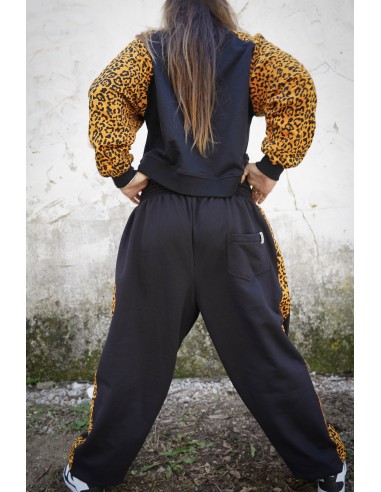 Short Hoodie MOSTARD LEOPARD