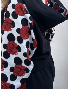 Short Hoodie FLAMENCA BLANCA 2