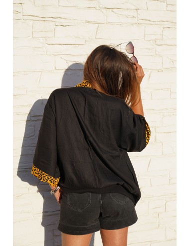 Kimono Neo MOSTARD LEOPARD