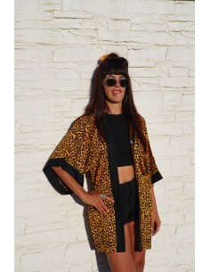 Kimono MOSTARD LEOPARD 2