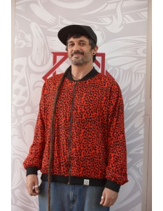 Bomber RED LEOPARD