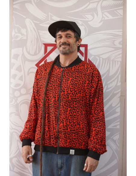 Bomber RED LEOPARD