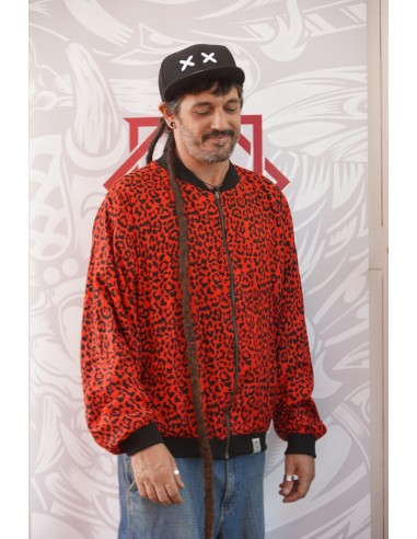 Bomber RED LEOPARD
