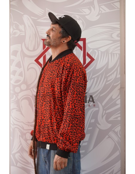 Bomber RED LEOPARD