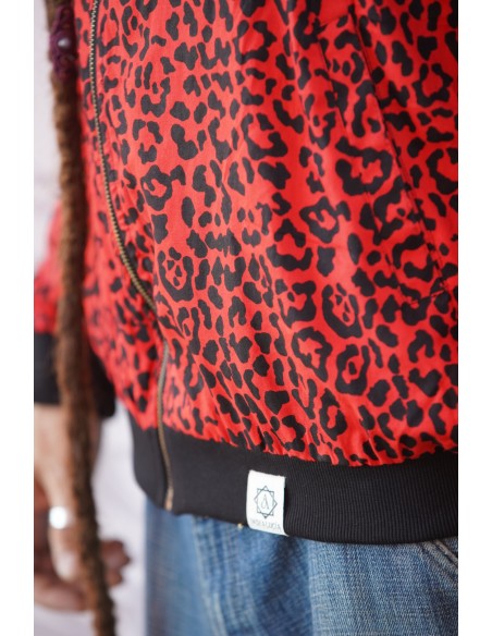 Bomber RED LEOPARD