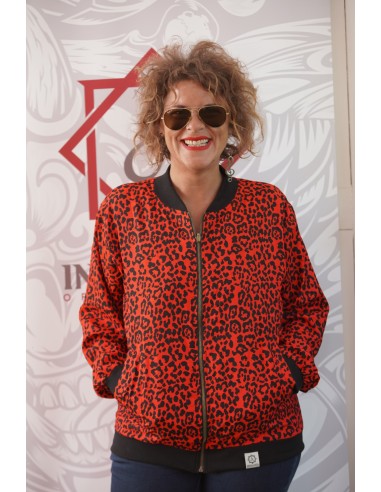 Bomber RED LEOPARD