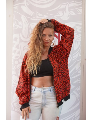 Bomber RED LEOPARD