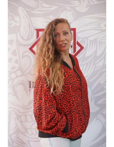 Bomber RED LEOPARD