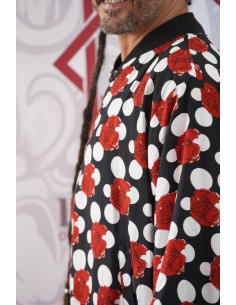 Bomber FLAMENCA NEGRA