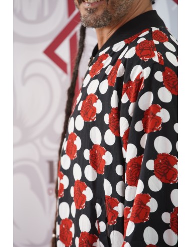 Bomber FLAMENCA NEGRA